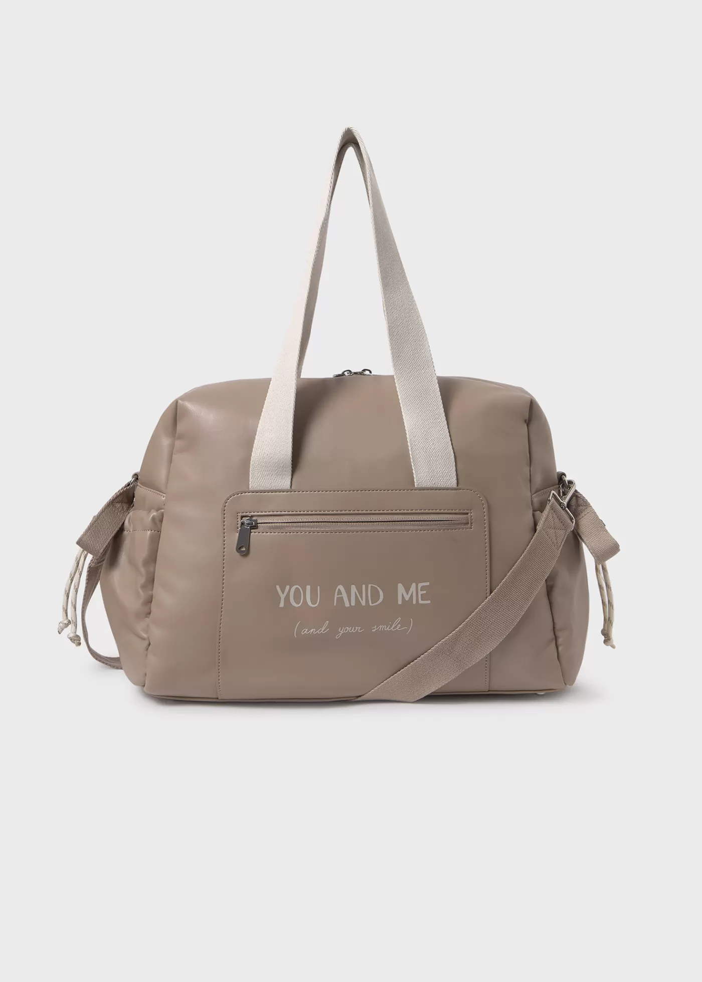 Mayoral Lettering Diaper Bag Praline Fashion