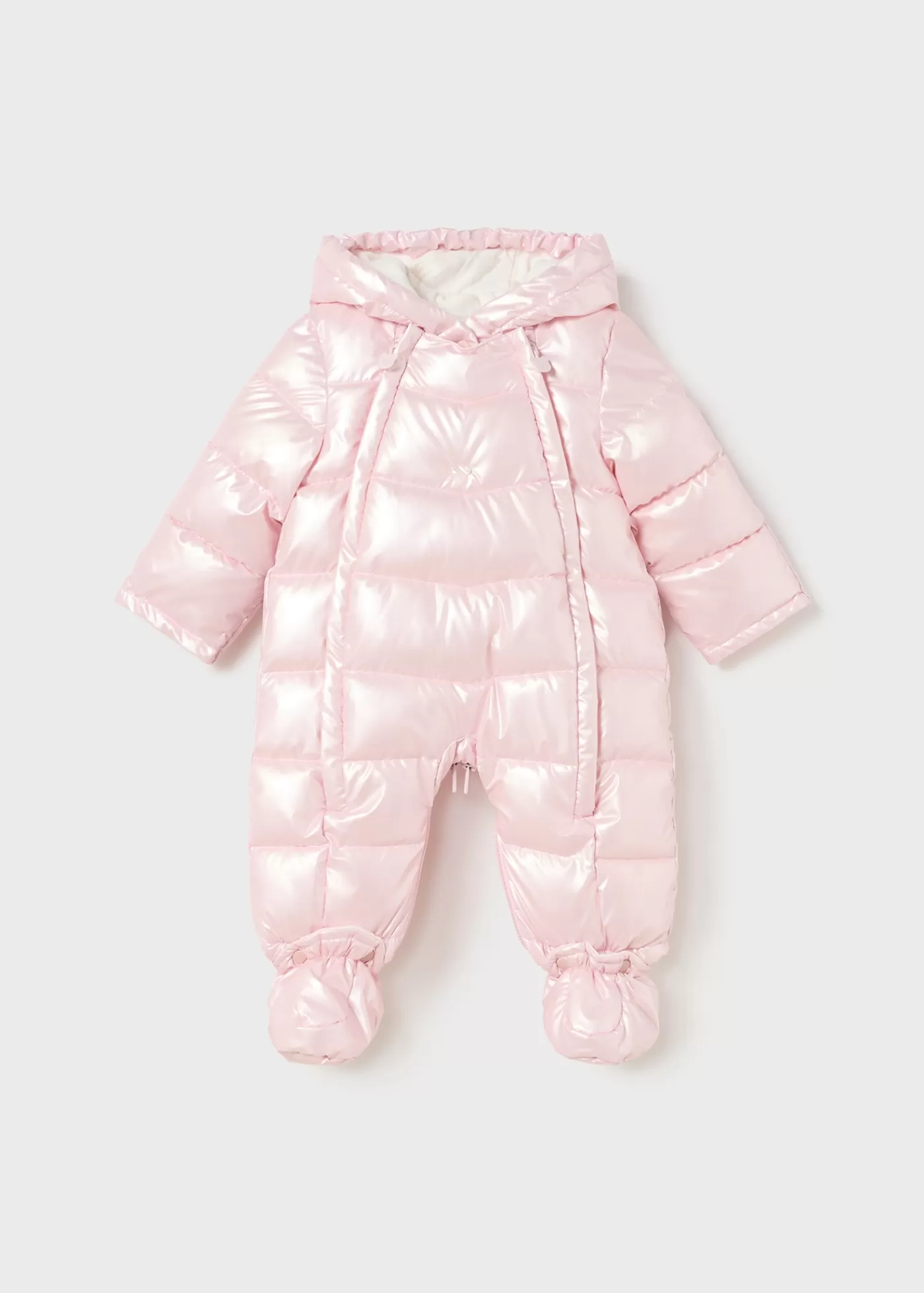 Mayoral Newborn Convertible Snowsuit Blush Best