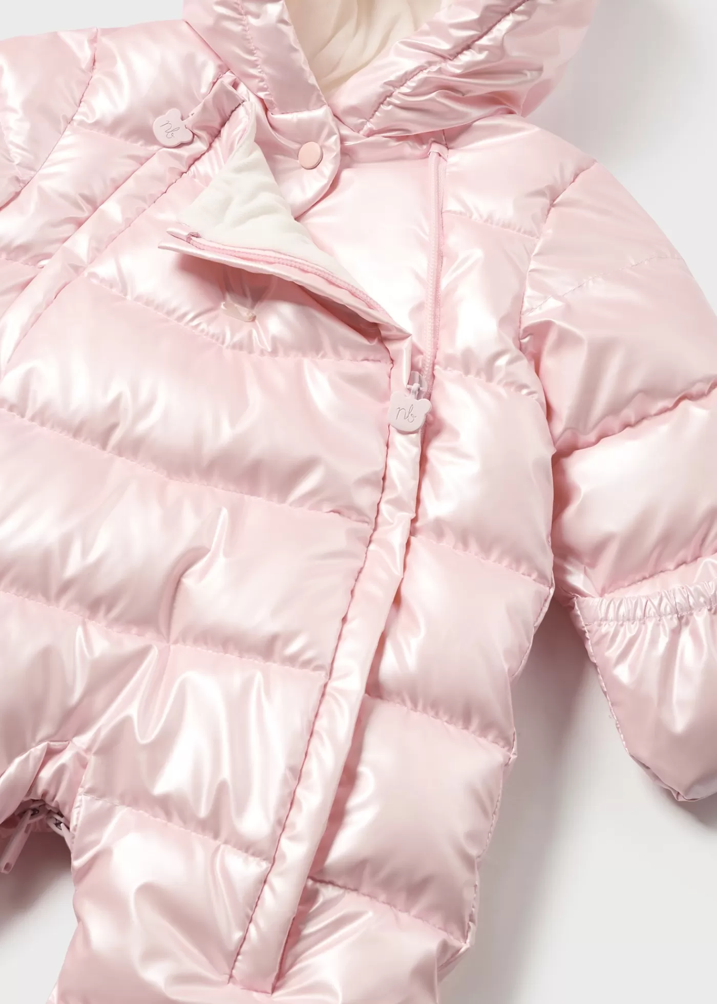 Mayoral Newborn Convertible Snowsuit Blush Best