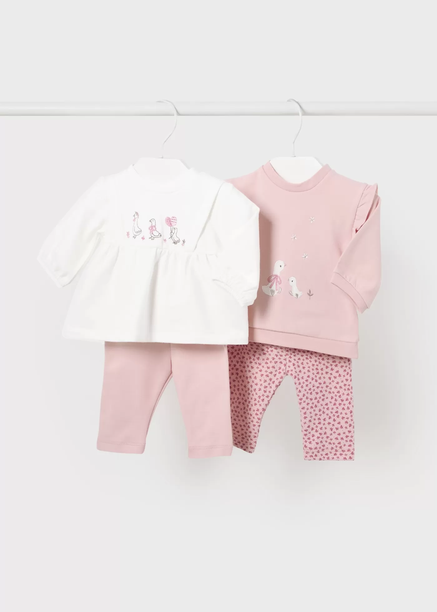 Mayoral Newborn Girl 4 Piece Terry Set Babypink Store