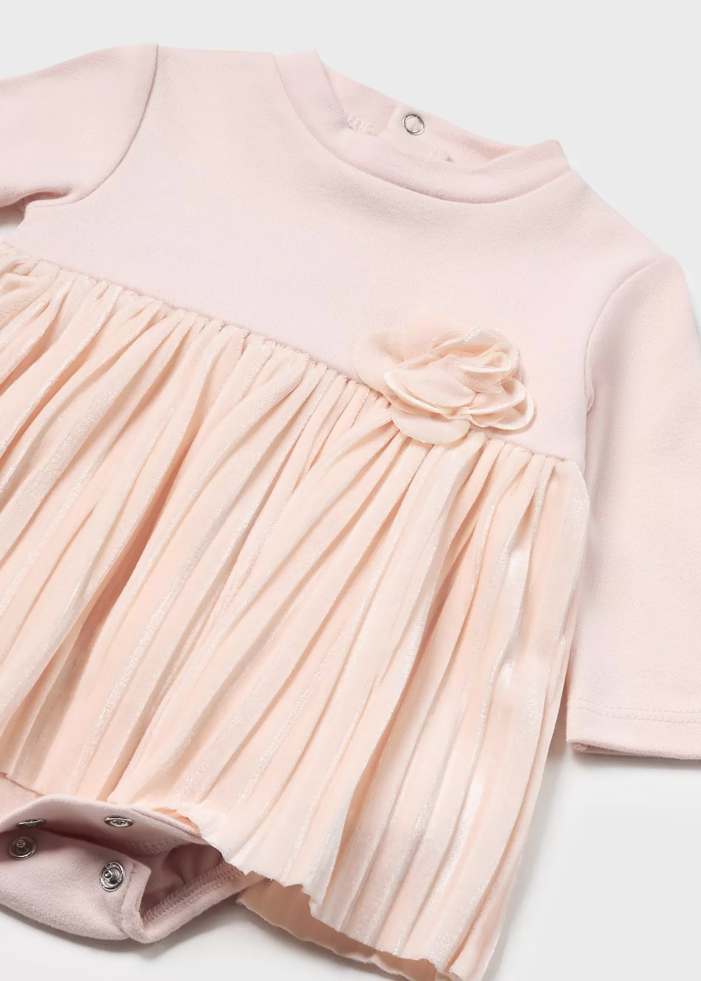 Mayoral Newborn Girl Pleated Dress Blush Store