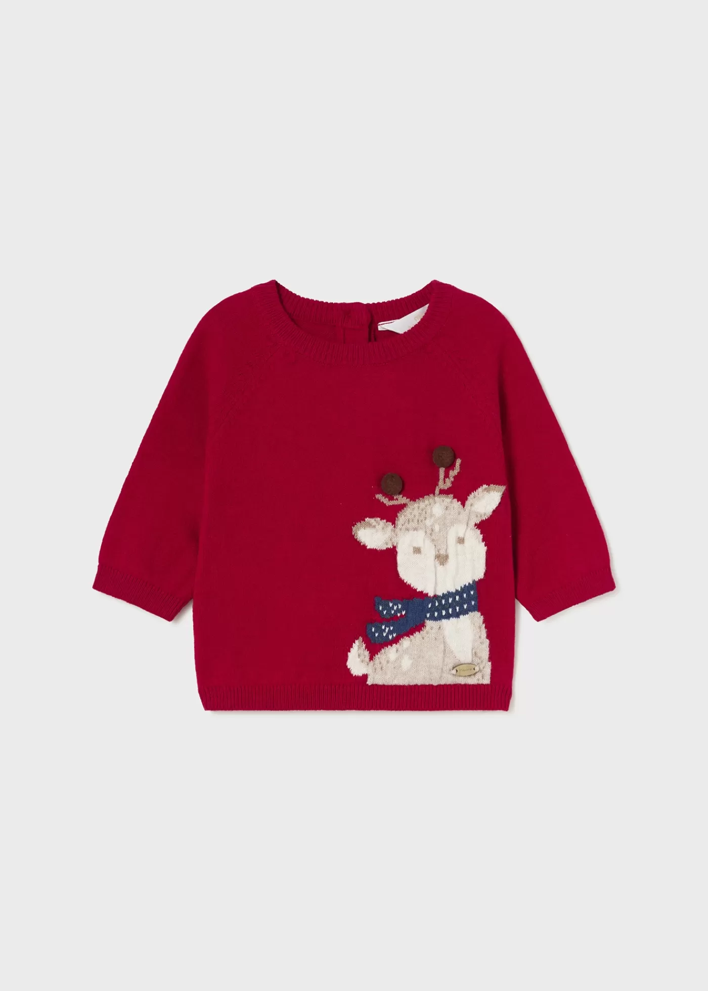 Mayoral Newborn Jacquard Sweater Red New