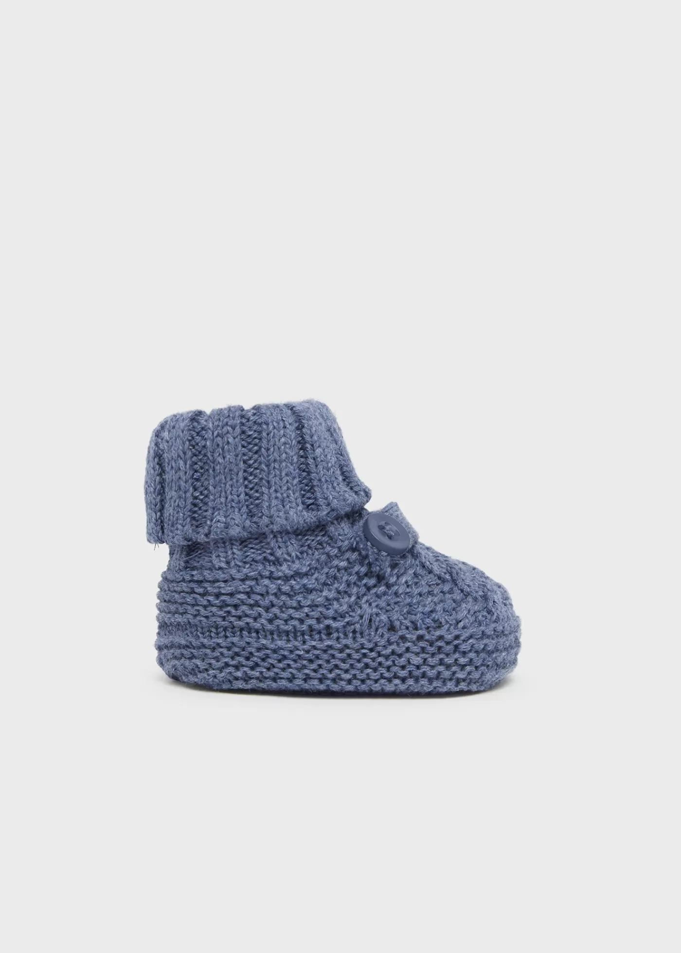 Mayoral Newborn Knit Booties Midblue Shop