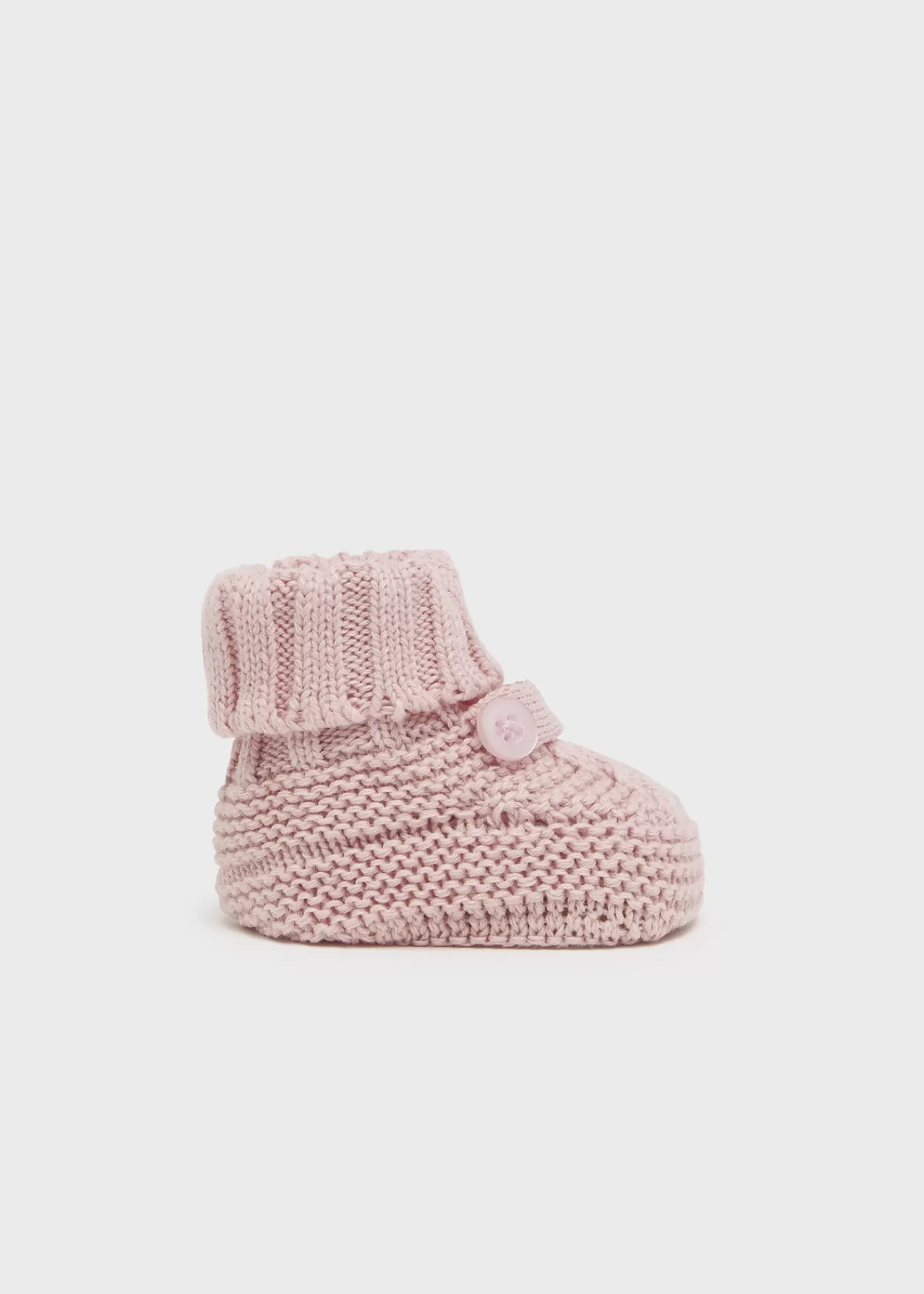 Mayoral Newborn Knit Booties Babypink New