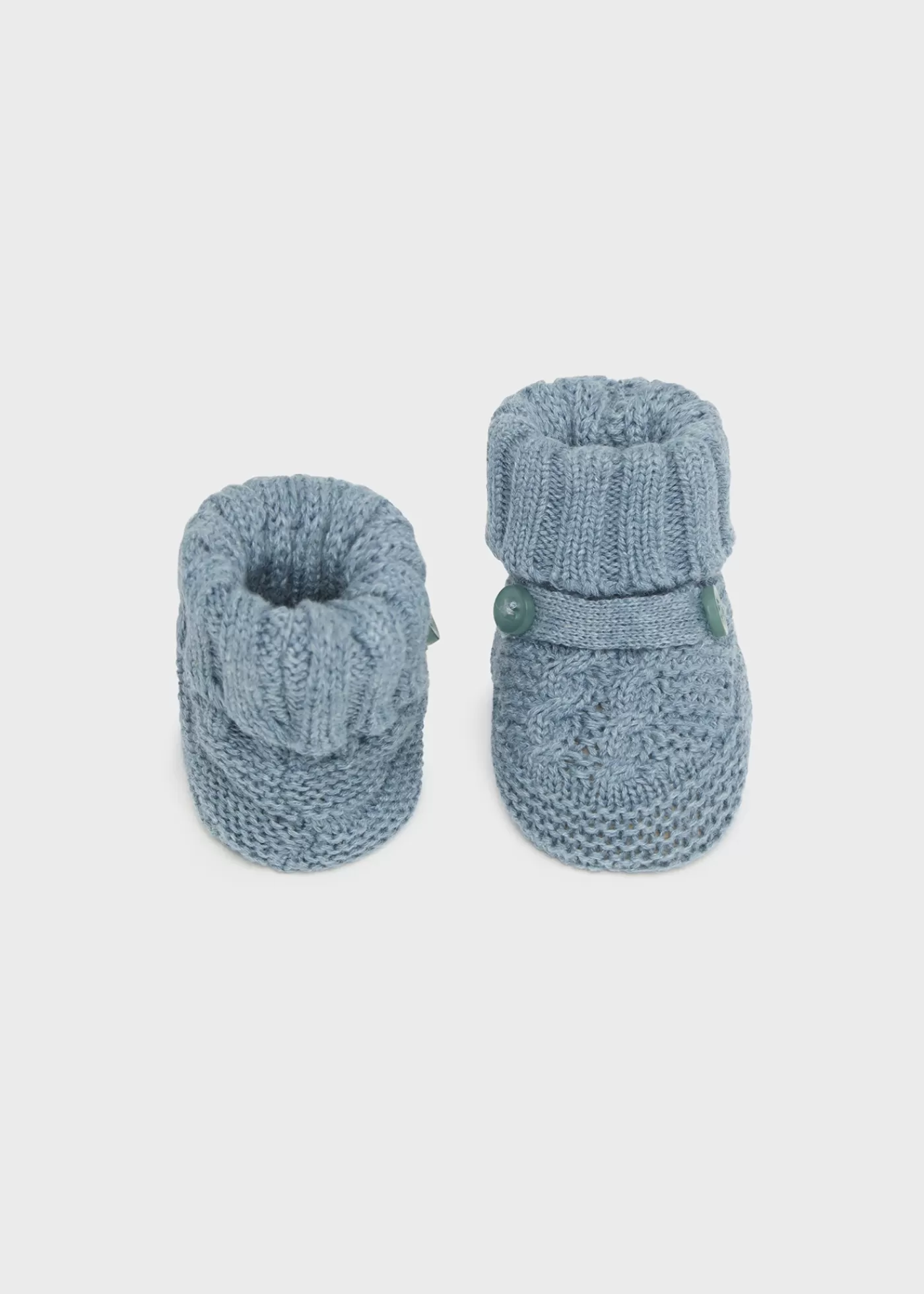 Mayoral Newborn Knit Booties Icebergheather Shop