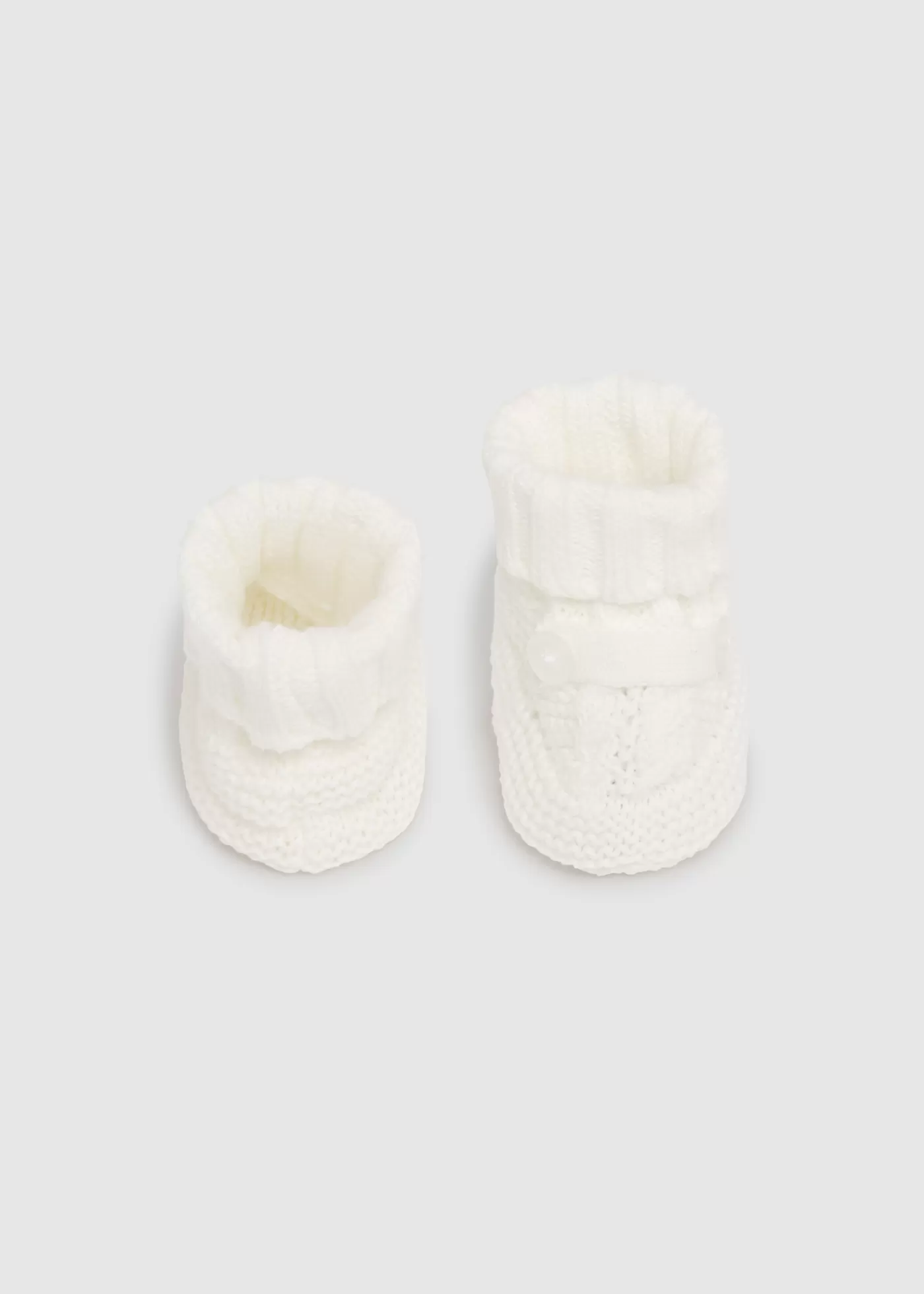 Mayoral Newborn Knit Booties Offwhite Online