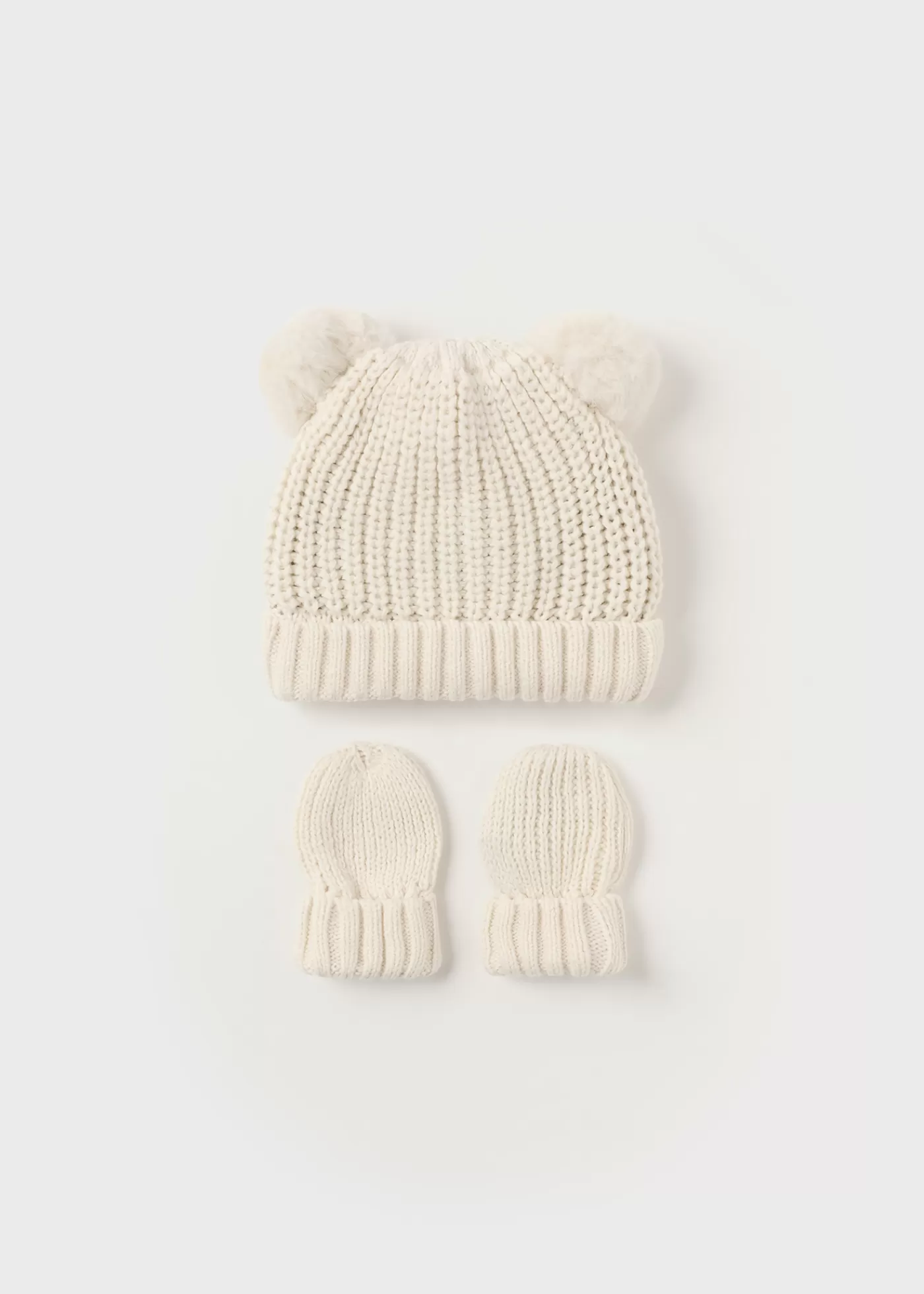 Mayoral Newborn Knit Hat and Mittens Set Ceramic Sale