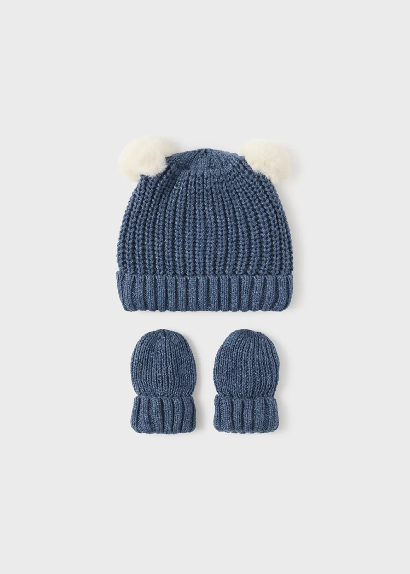 Mayoral Newborn Knit Hat and Mittens Set Oceanvigoré Sale