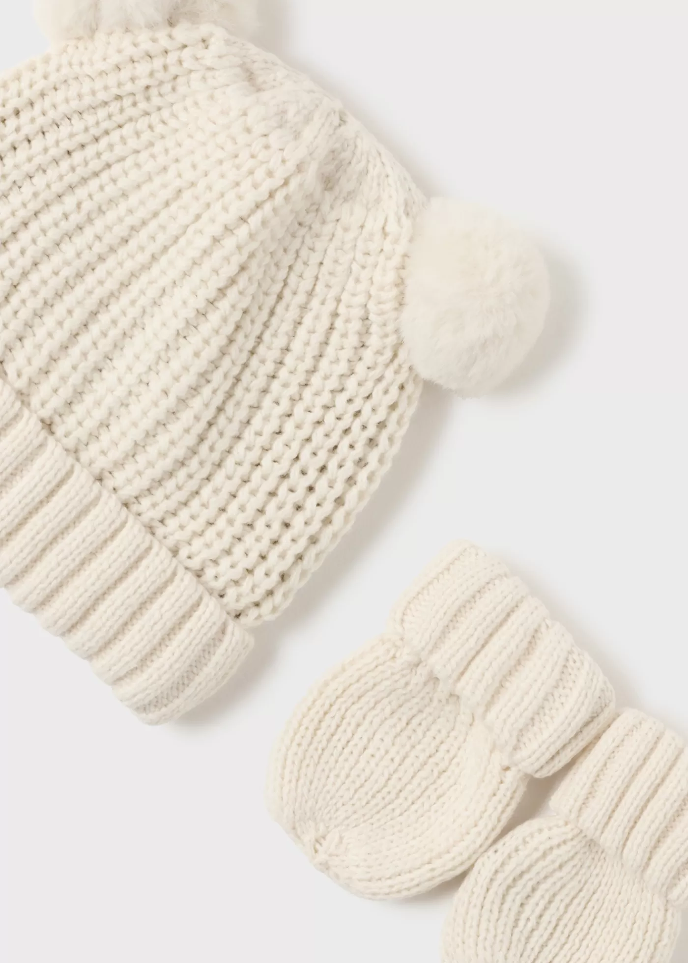 Mayoral Newborn Knit Hat and Mittens Set Ceramic Sale