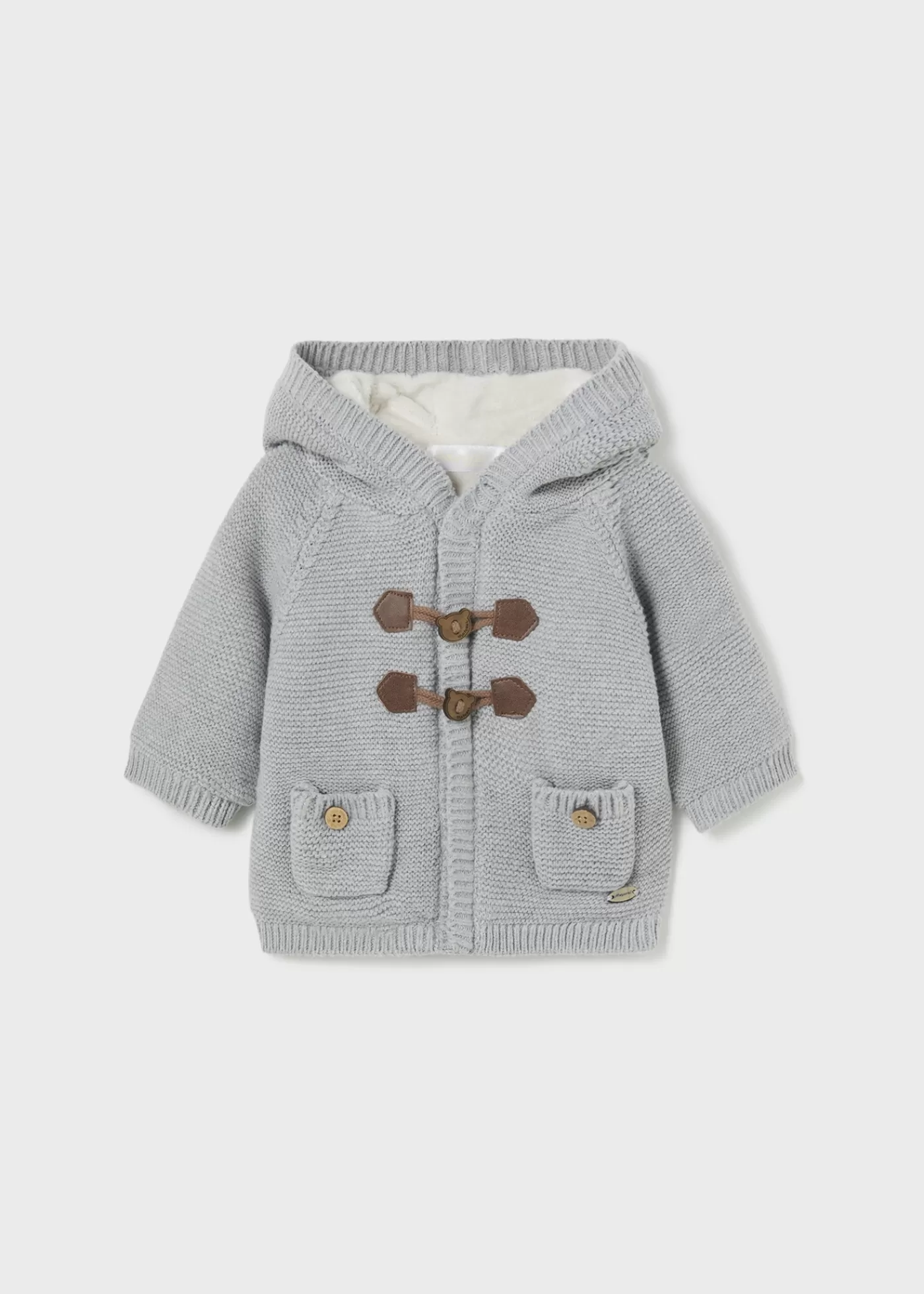 Mayoral Newborn Lined Cardigan Grey Cheap