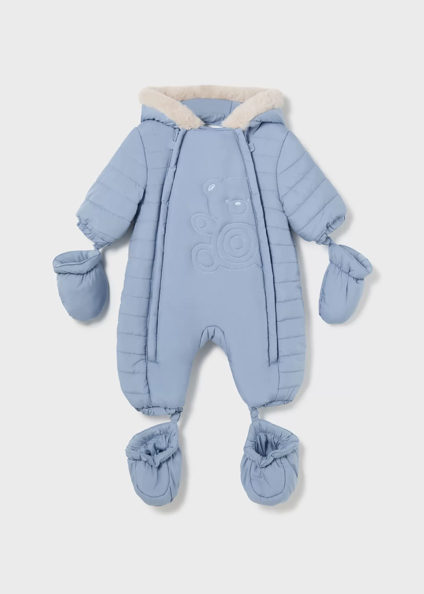 Mayoral Newborn Microfiber Snowsuit Sky Online