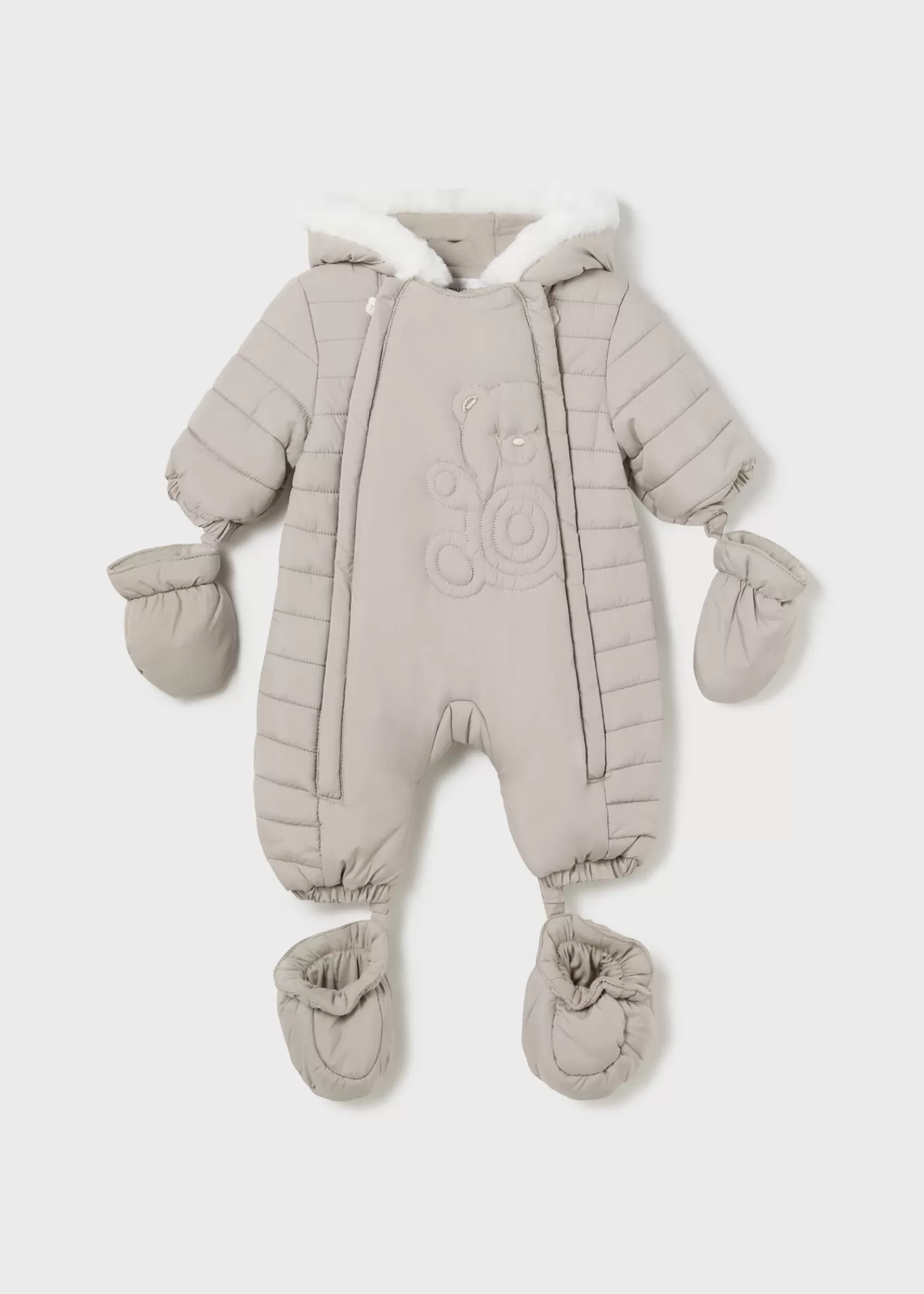 Mayoral Newborn Microfiber Snowsuit Nut Cheap