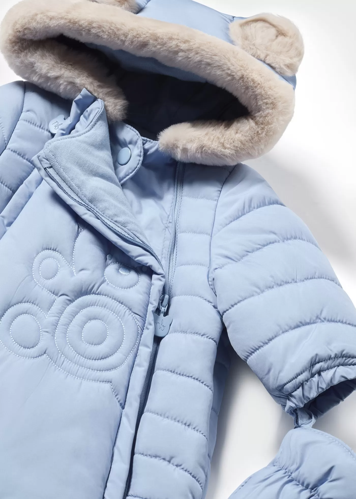 Mayoral Newborn Microfiber Snowsuit Sky Online