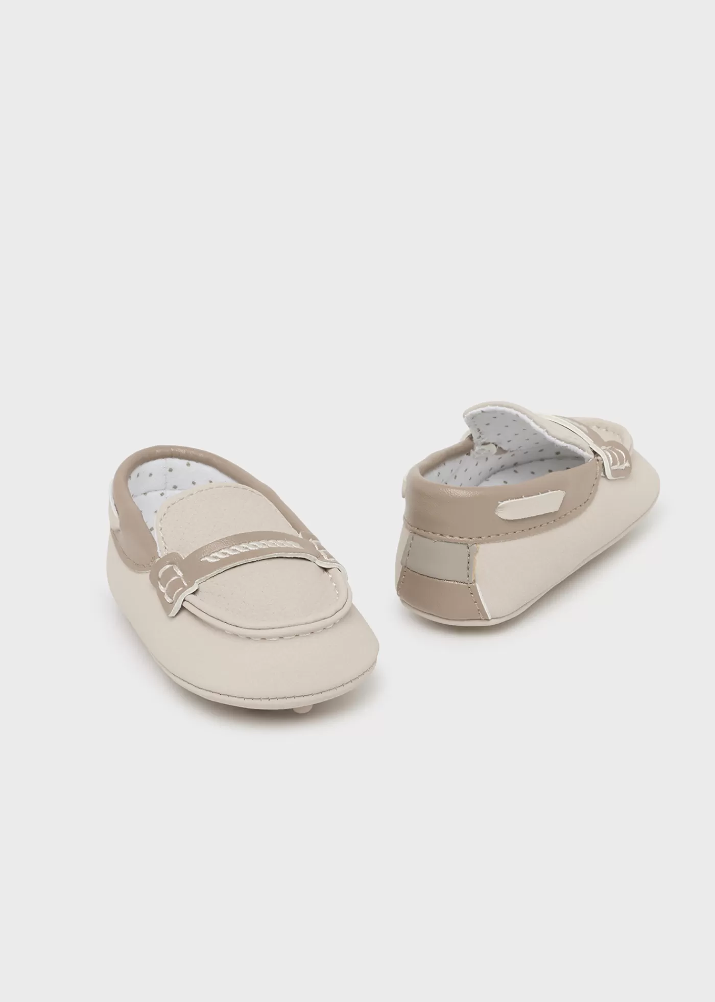 Mayoral Newborn Moccasins Beige New