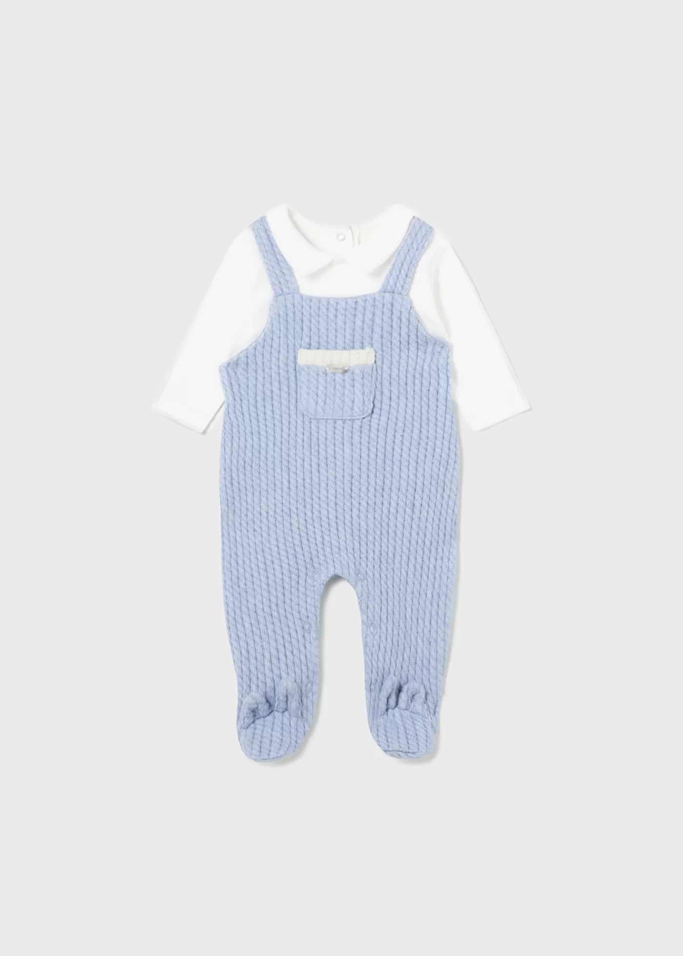 Mayoral Newborn One-Piece and Jacket Set Sky Shop