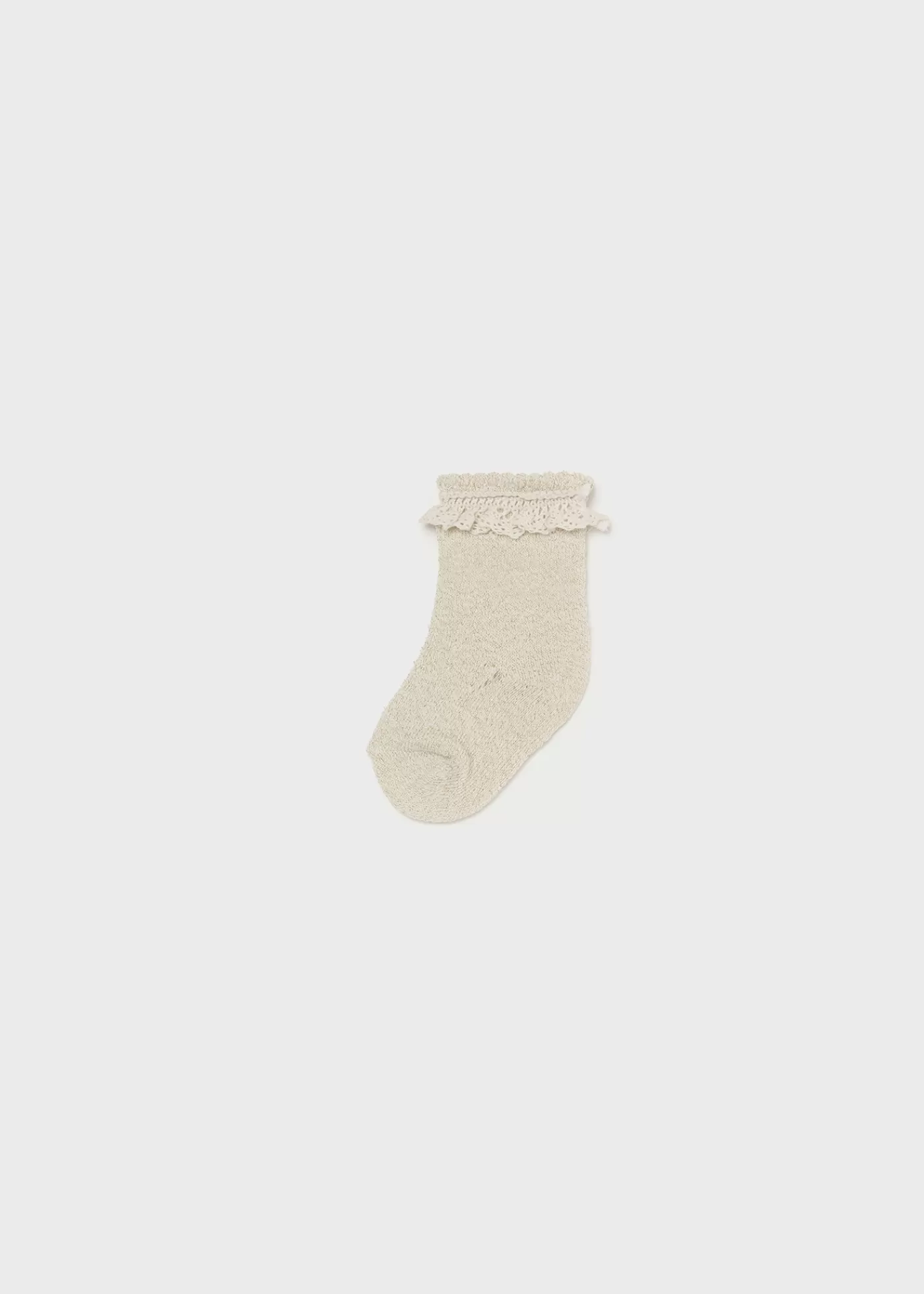 Mayoral Newborn Openwork Socks Champagne Clearance