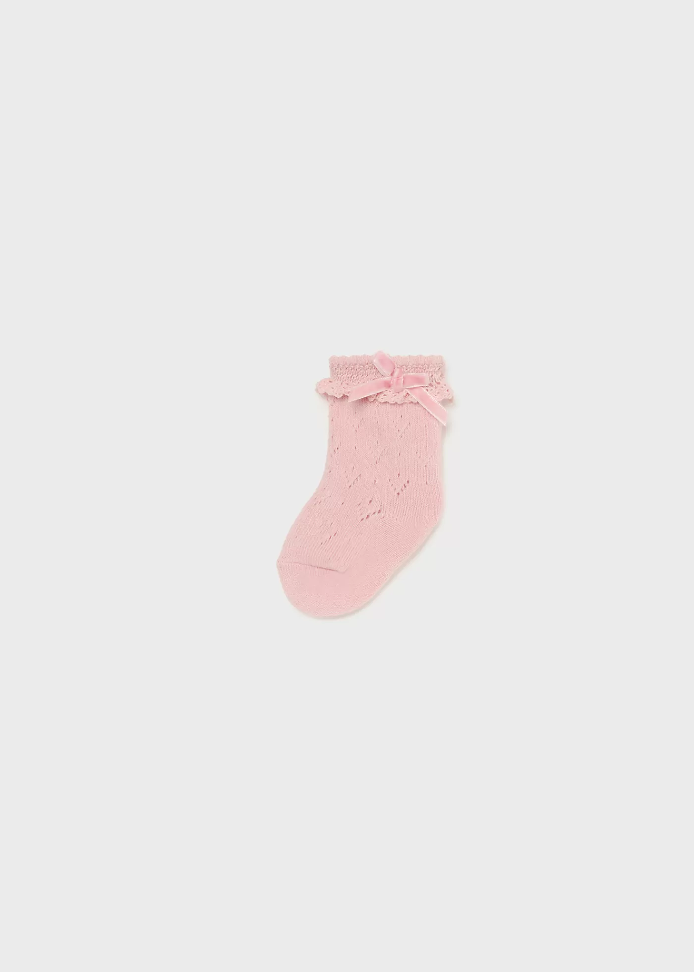 Mayoral Newborn Openwork Socks Babypink Discount