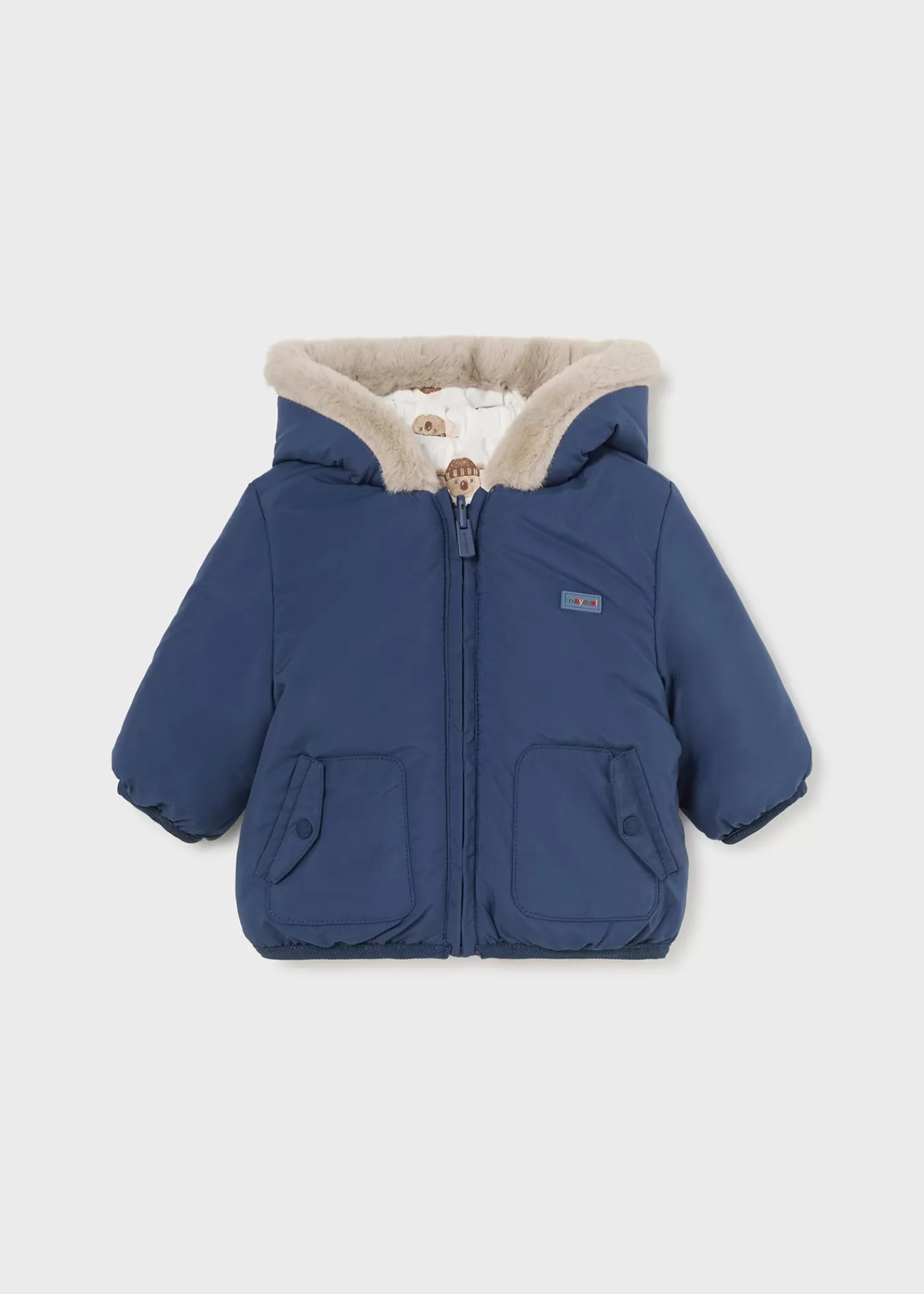 Mayoral Newborn Reversible Jacket Ink Clearance