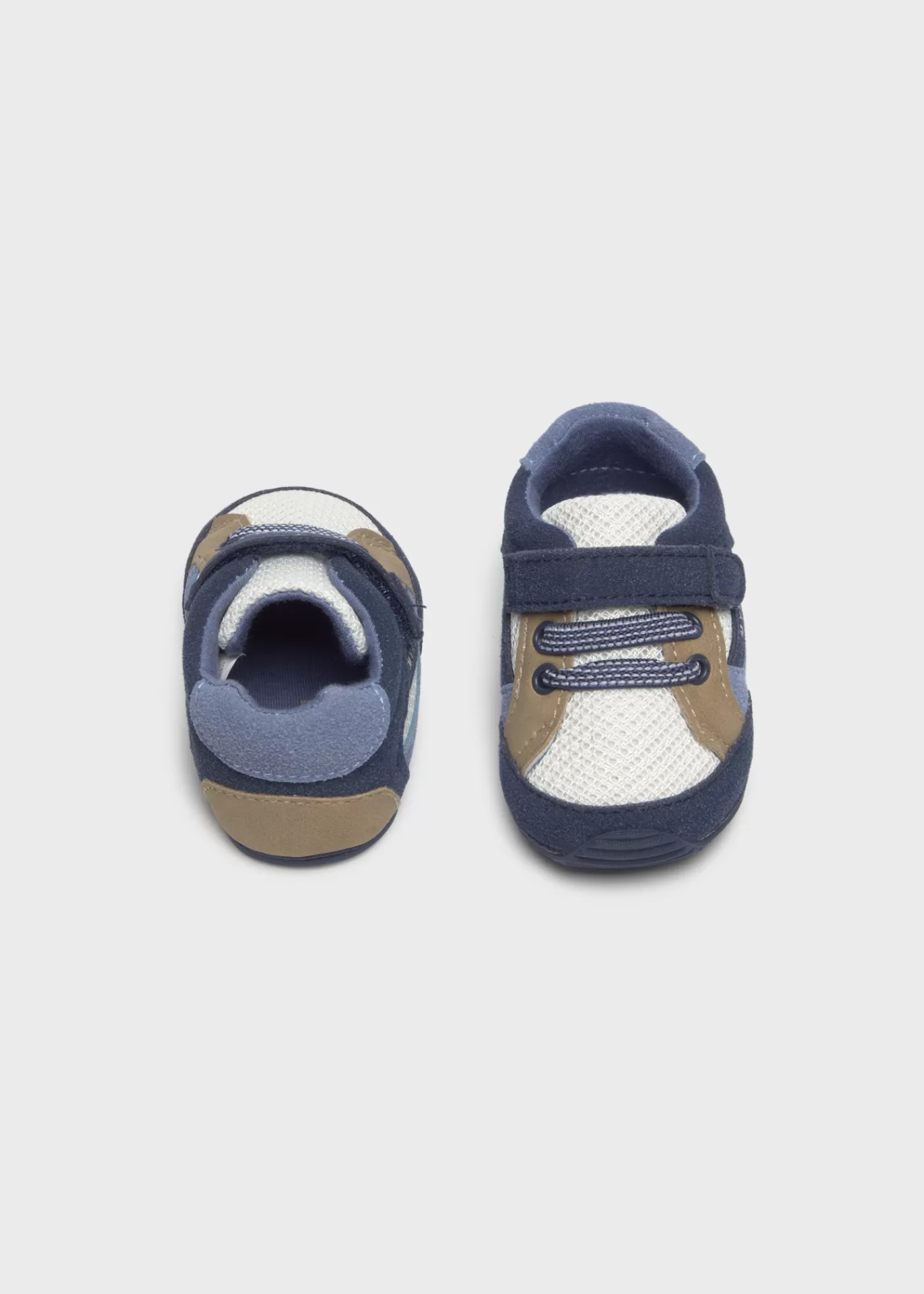 Mayoral Newborn Rubber Sole Sneakers Blues Discount