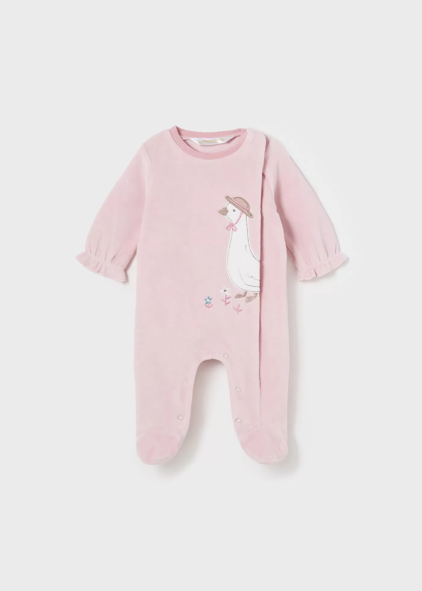 Mayoral Newborn Set of 2 Animal One-Piece Babypink Hot