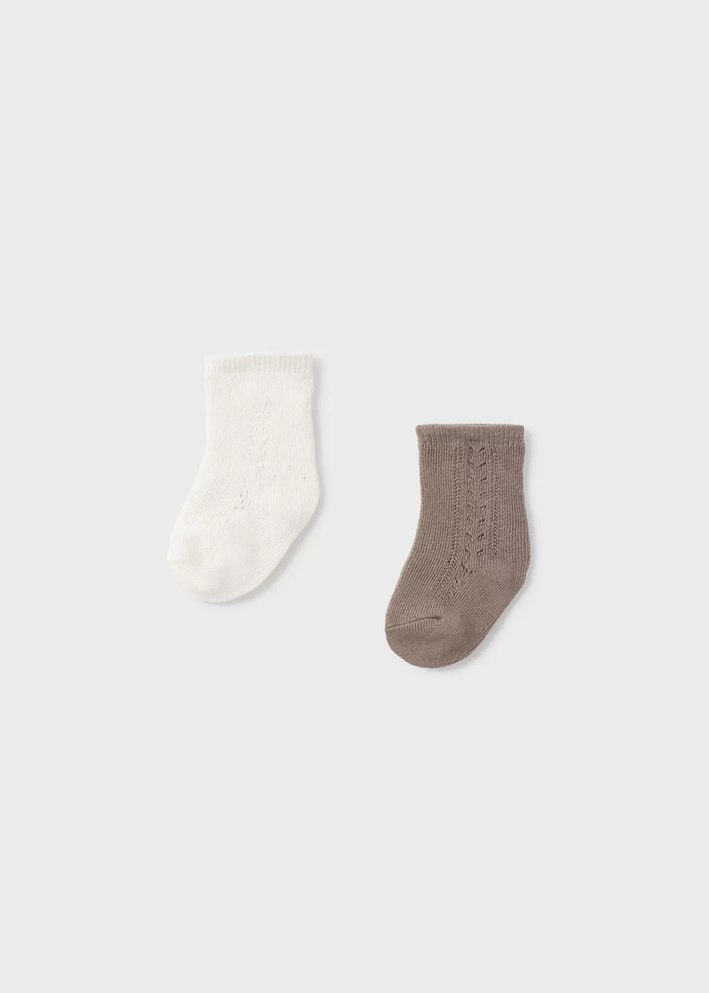 Mayoral Newborn Set of 2 Socks Tiramisu Flash Sale