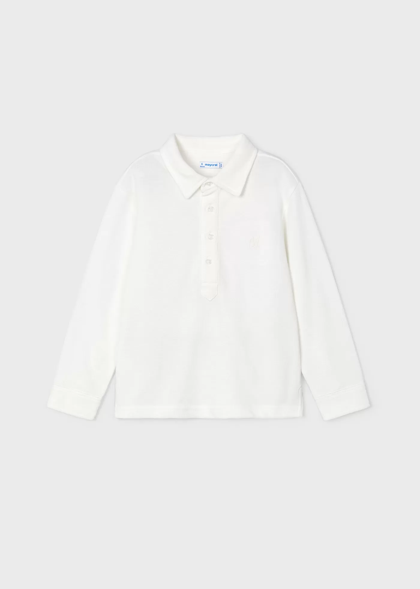 Mayoral Pique polo shirt boys Cream Shop