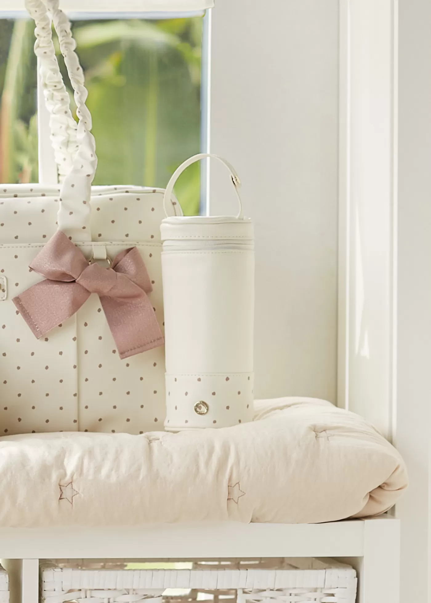 Mayoral Polka Dot Bottle Cooler Offwhite Outlet