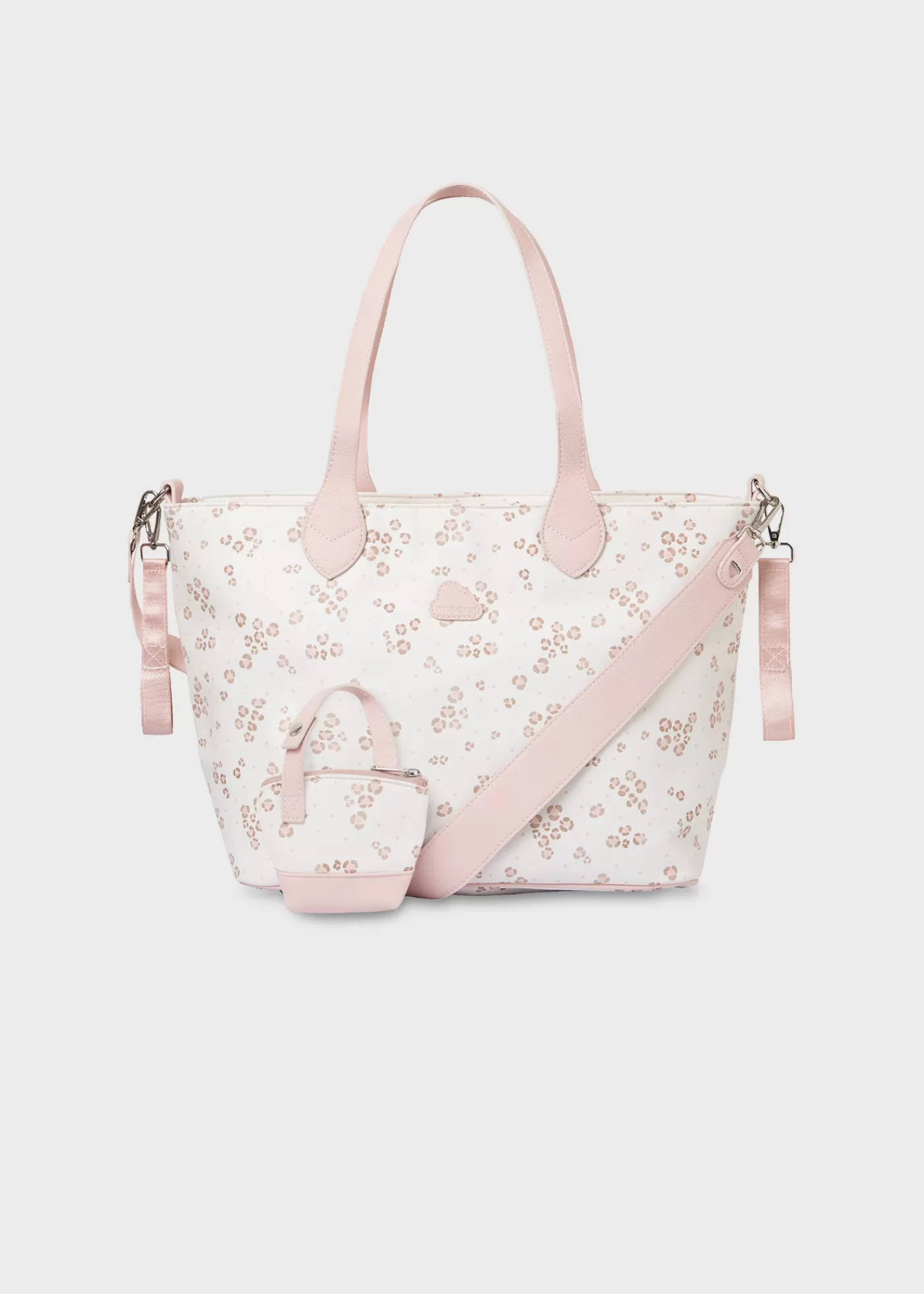 Mayoral Printed Diaper bag Pink Hot