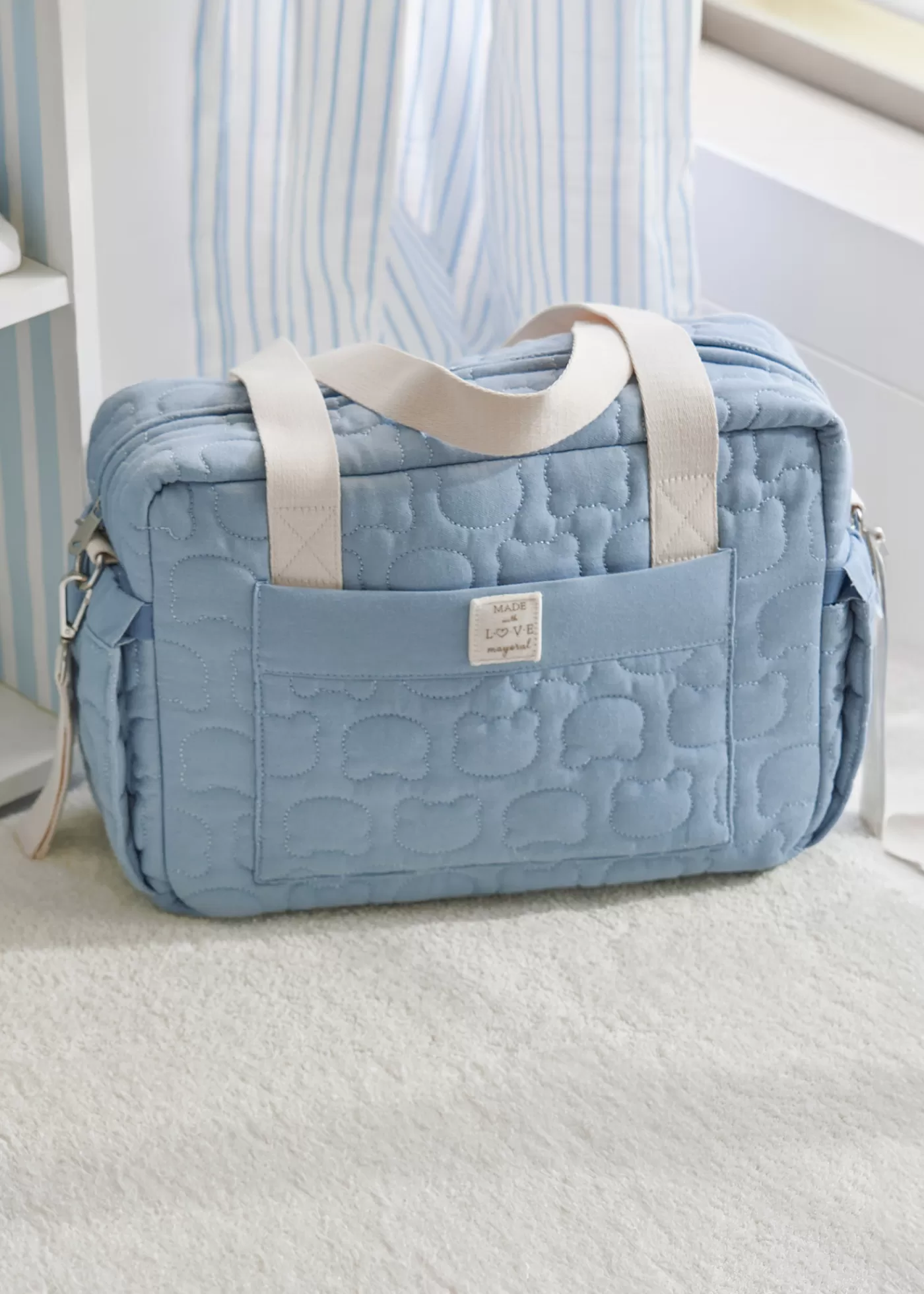 Mayoral Quilted Diaper Bag with Accessories Niágara Flash Sale