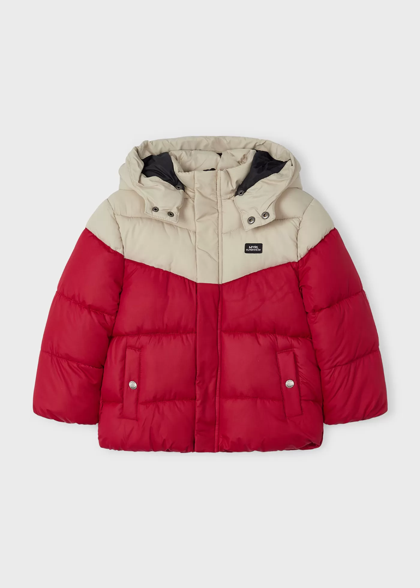 Mayoral Two-colored puffer jacket boys Mars Flash Sale