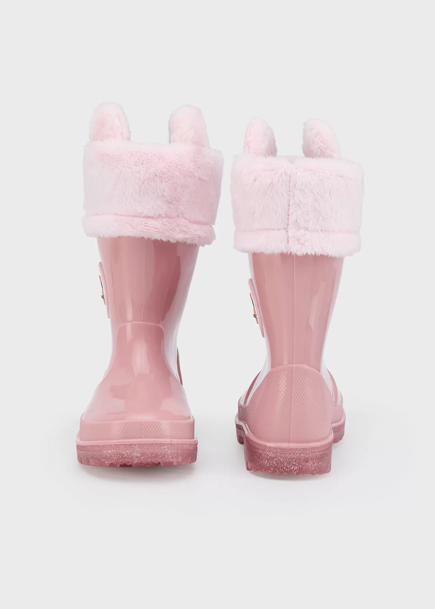 Mayoral Unisex Fur Lined Rain Boots Peach Best